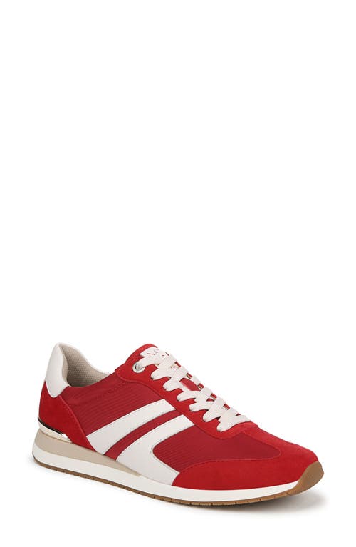 Naturalizer Lorena Sneaker In Crimson Red/warm White