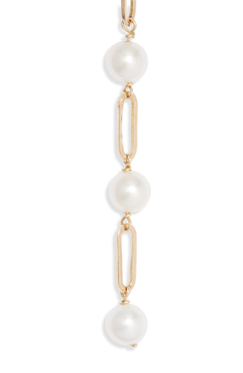 Poppy Finch Freshwater Pearl Drop Earrings, Alternate, color, 