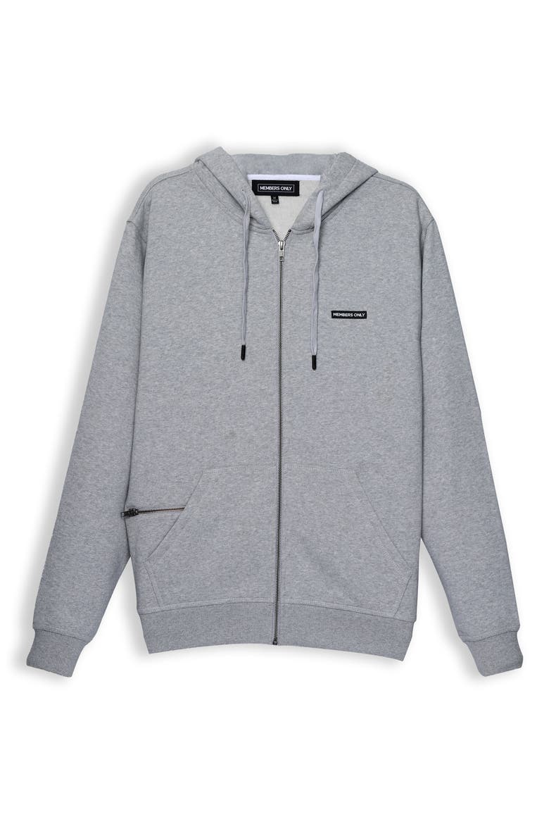 Brooklyn Zip-Up Hoodie, Alternate, color, Grey