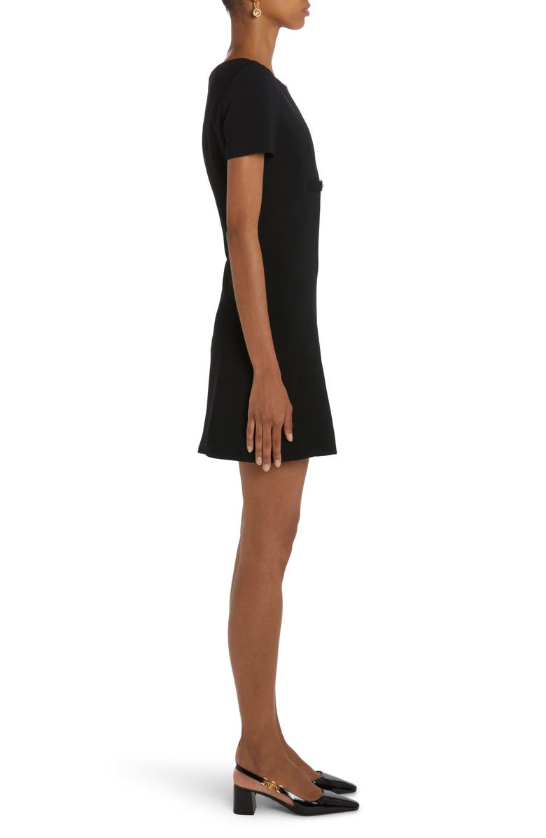 Versace Medusa Belt A-Line Minidress, Alternate, color, 