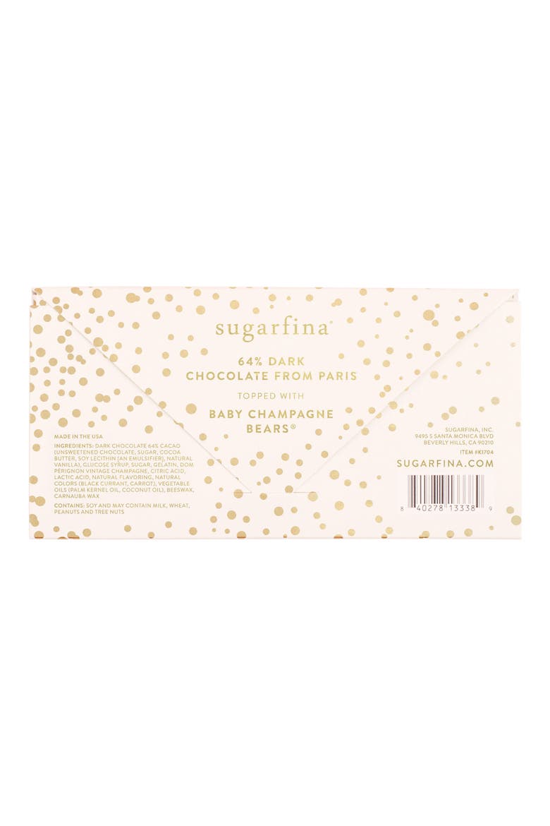 2-Pack Dark Chocolate Champagne Bears Bars, Alternate, color, PINK