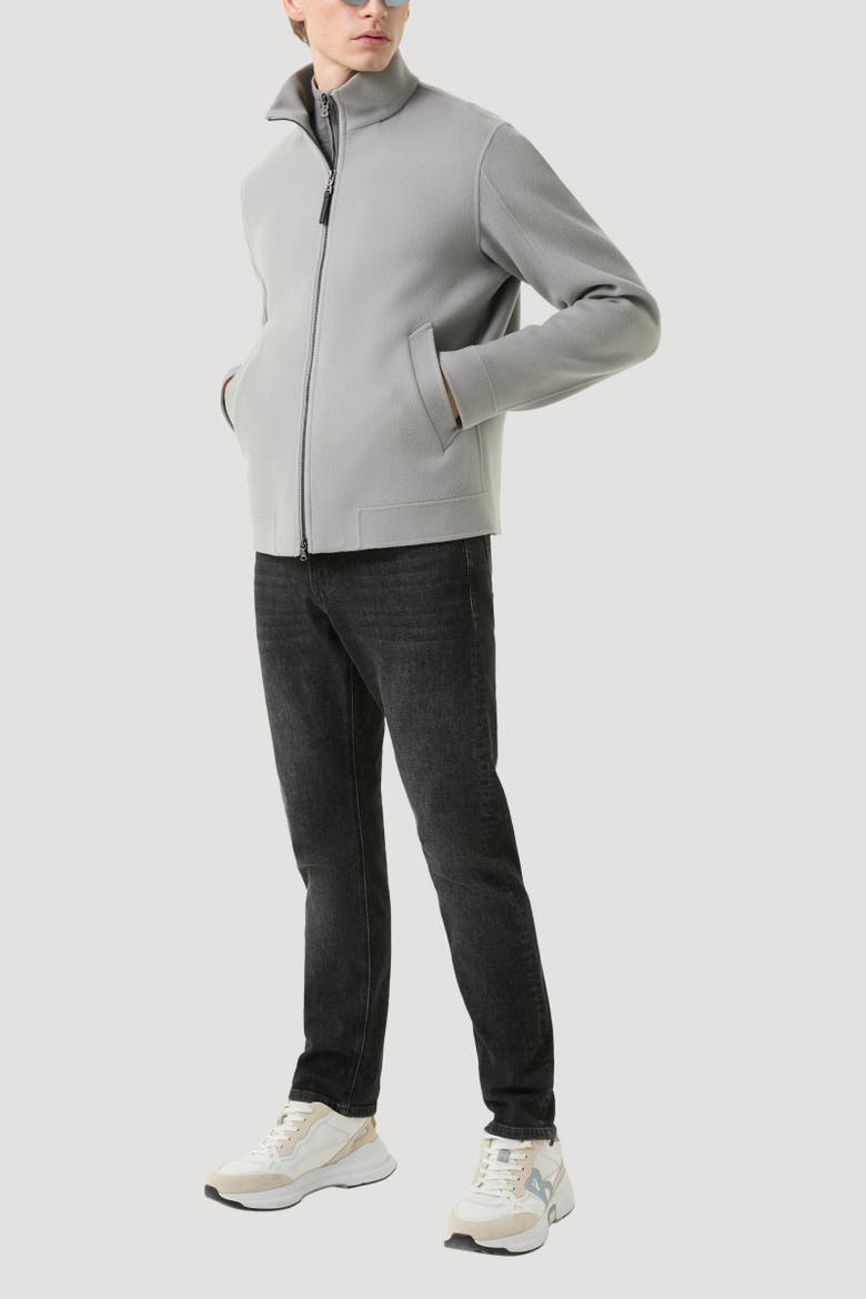 Doubleface Blouson Brice, Alternate, color, Light gray