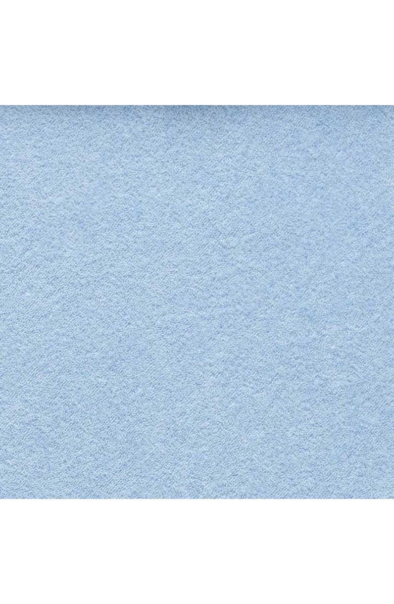 Purebaby Bear Hooded Towel, Alternate, color, Pale Blue Melange