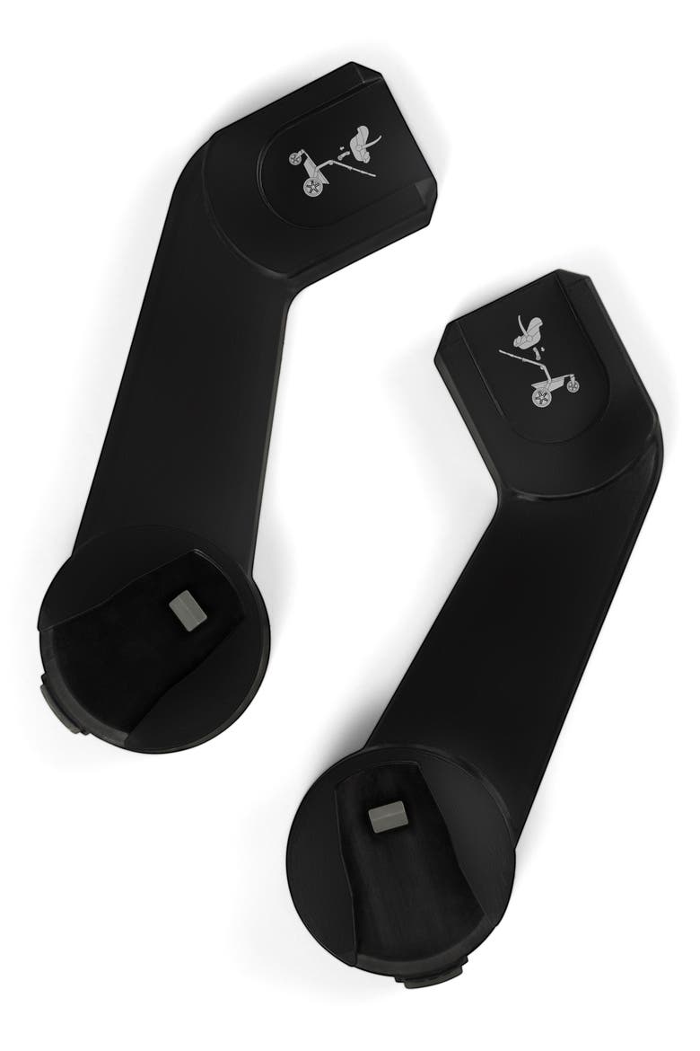 Hub2 2-Pack Car Seat Adapters, Main, color, BLACK