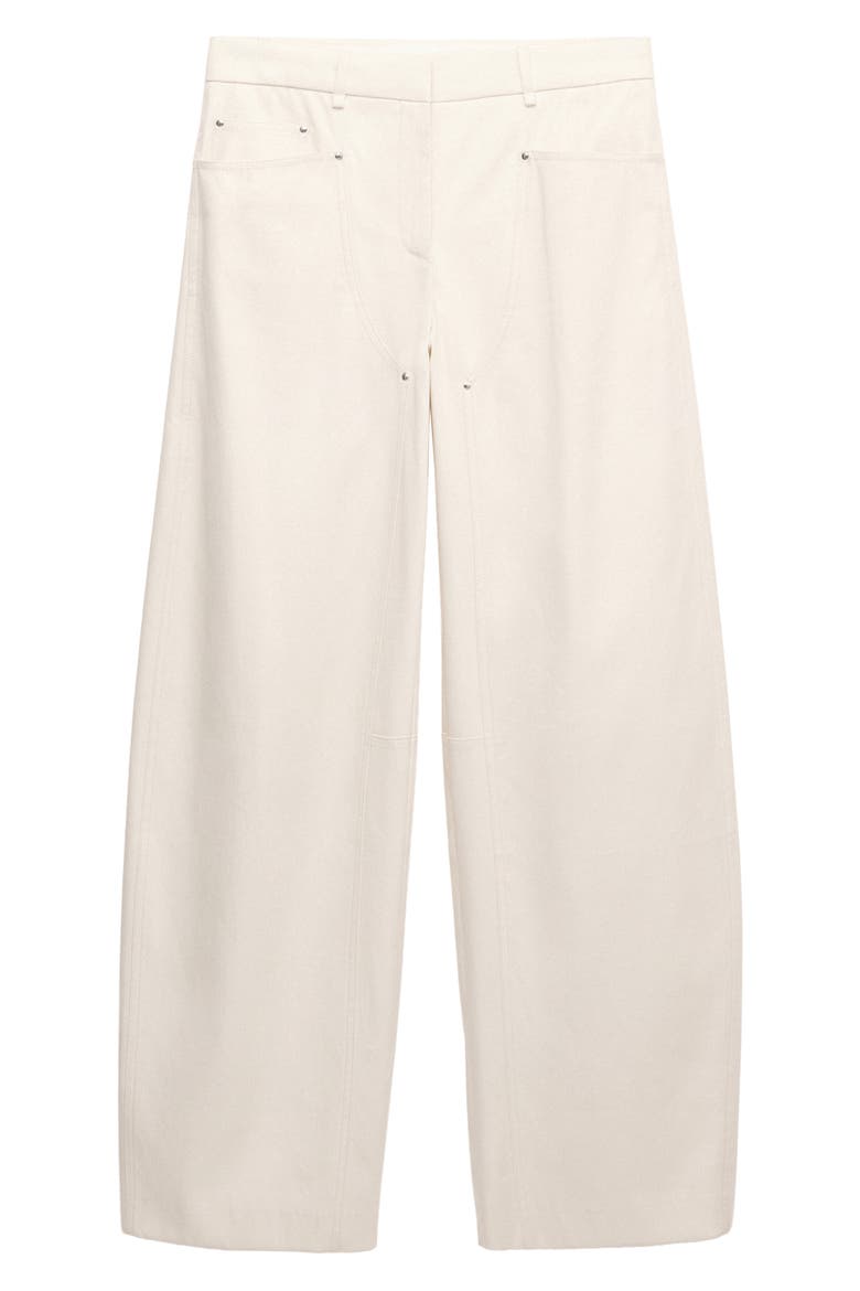 Mid Rise Balloon Pants, Alternate, color, ECRU