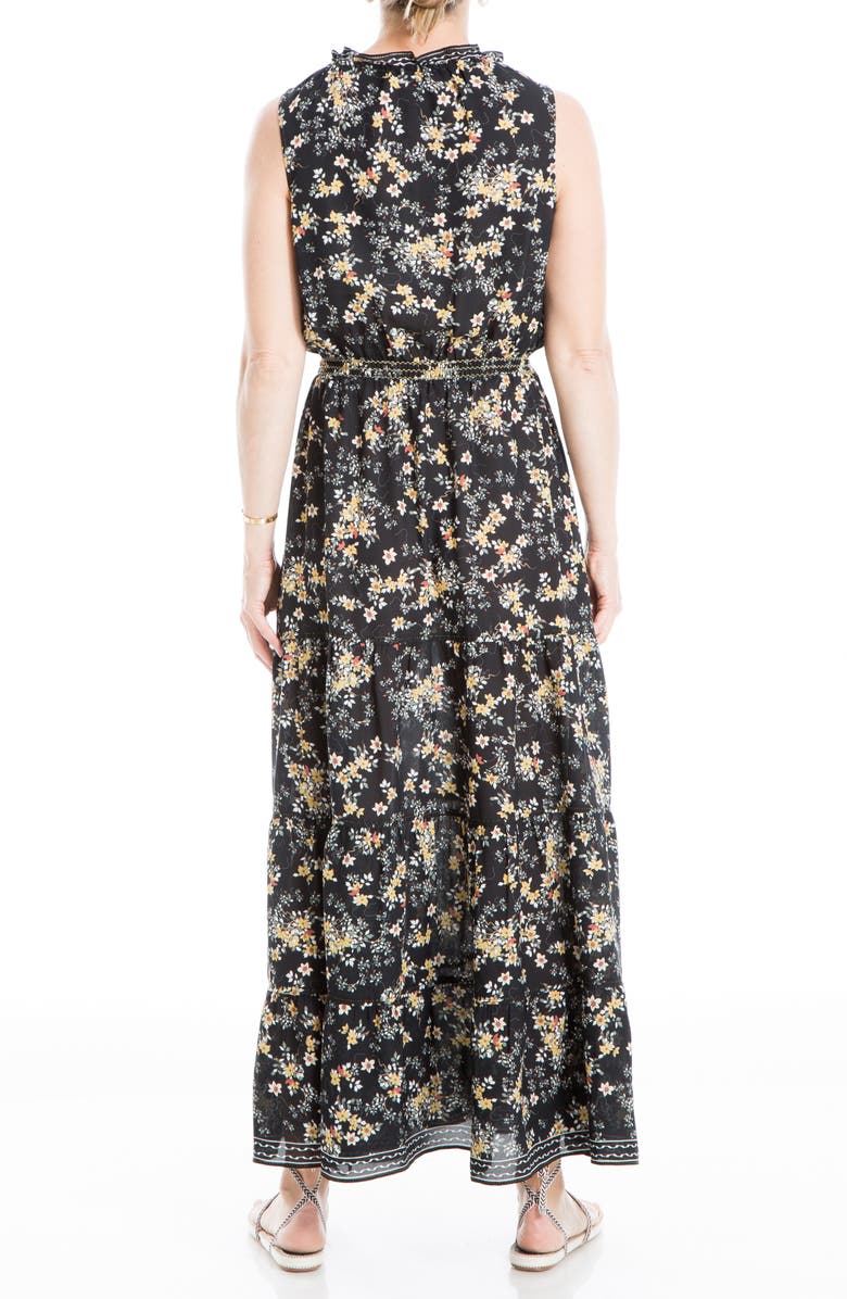 MAX STUDIO Sleeveless Floral Print Maxi Dress, Alternate, color,