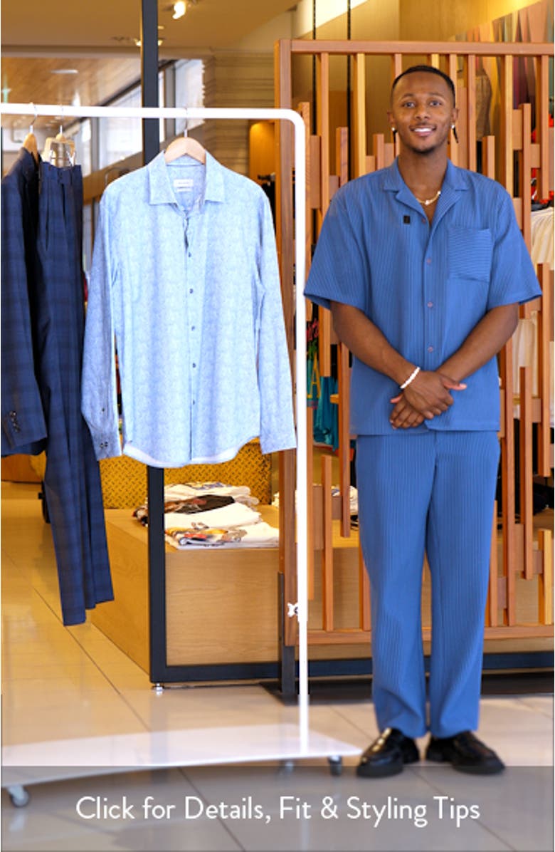 James OoohCotton<sup>®</sup> Paisley Button-Up Shirt, sales video thumbnail