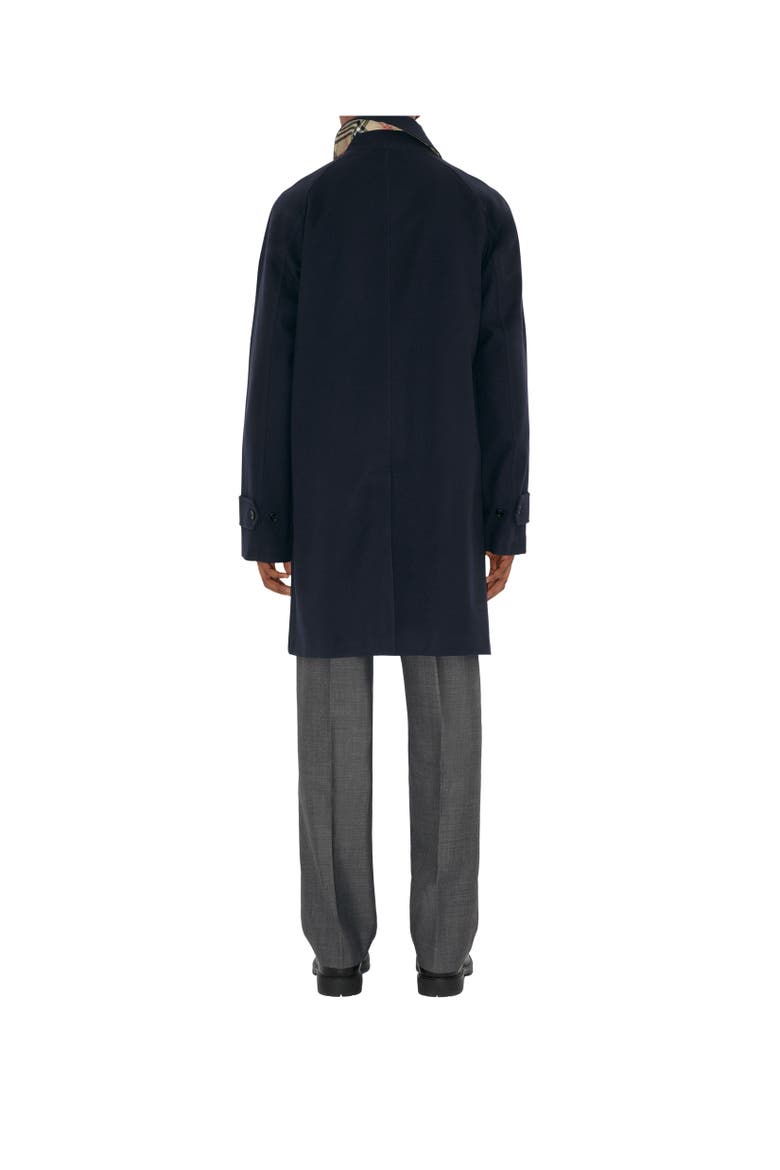 Mid-length Cashmere Car Coat, Alternate, color, Navy