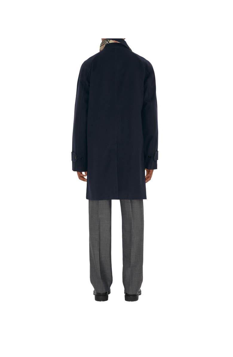 Burberry Mid-length Cashmere Car Coat, Alternate, color, Navy