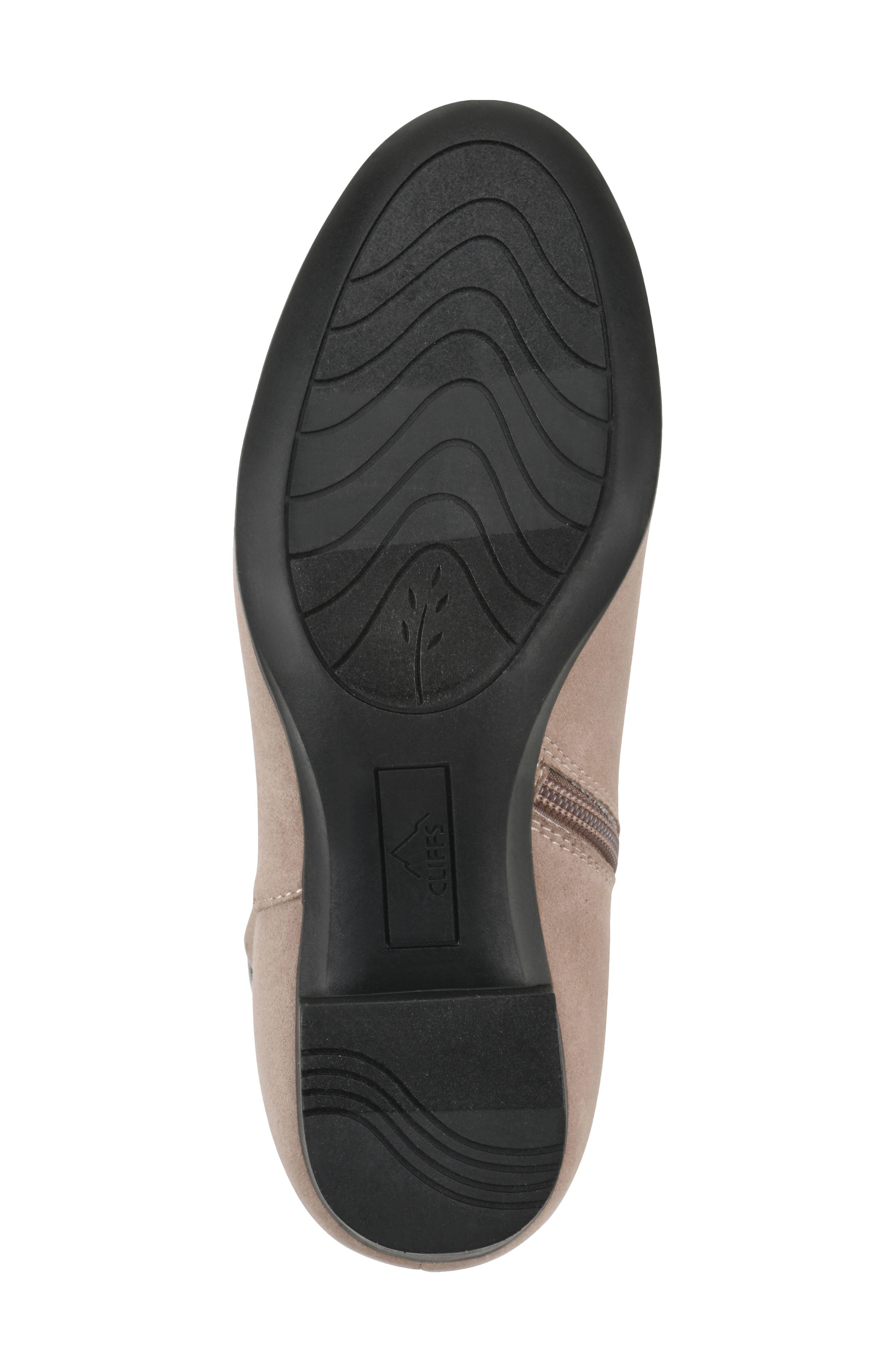 Trinda Bootie, Alternate, color, TAUPE/ FABRIC