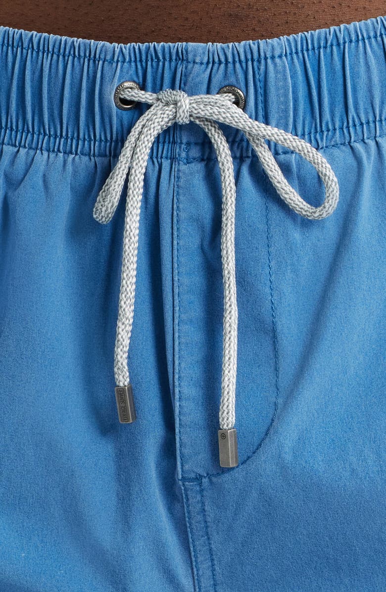 Vintage Summer Vintage Wash Water Repellent Stretch Volley Swim Trunks, Alternate, color, Bright Blue