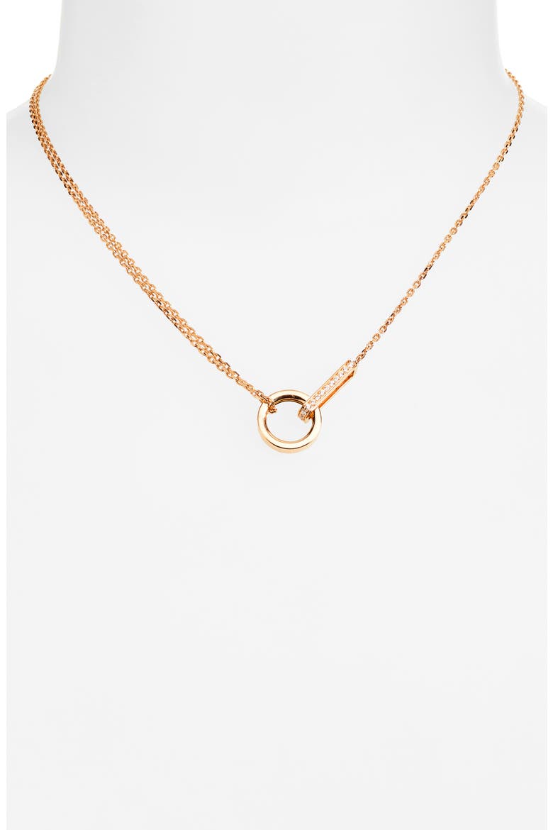 Berbere Modular Diamond Pendant Necklace, Alternate, color, ROSE GOLD