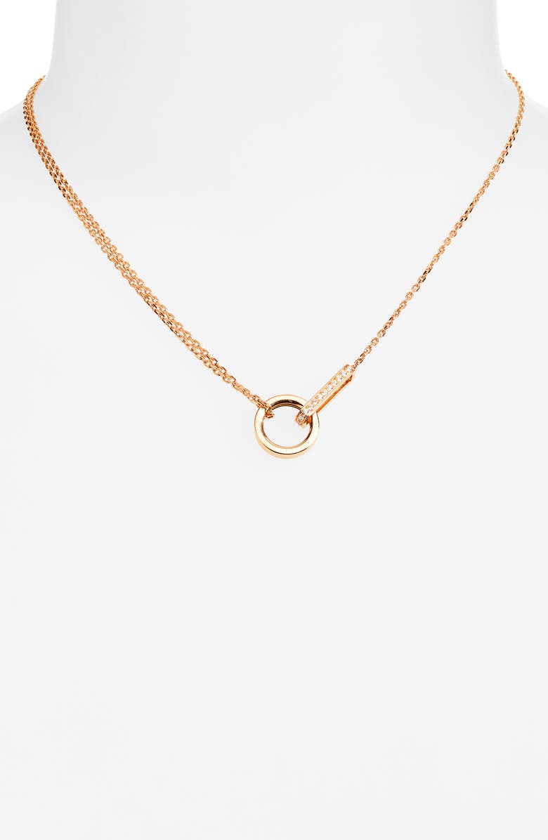 REPOSSI Berbere Modular Diamond Pendant Necklace, Alternate, color, Rose Gold
