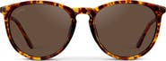 WMP Eyewear Drew - 55mm Round Polarized Sunglasses