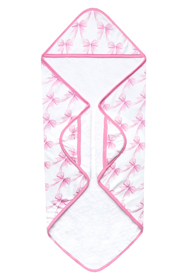 Bow My Gosh Hooded Towel, Alternate, color, BOW MY GOSH