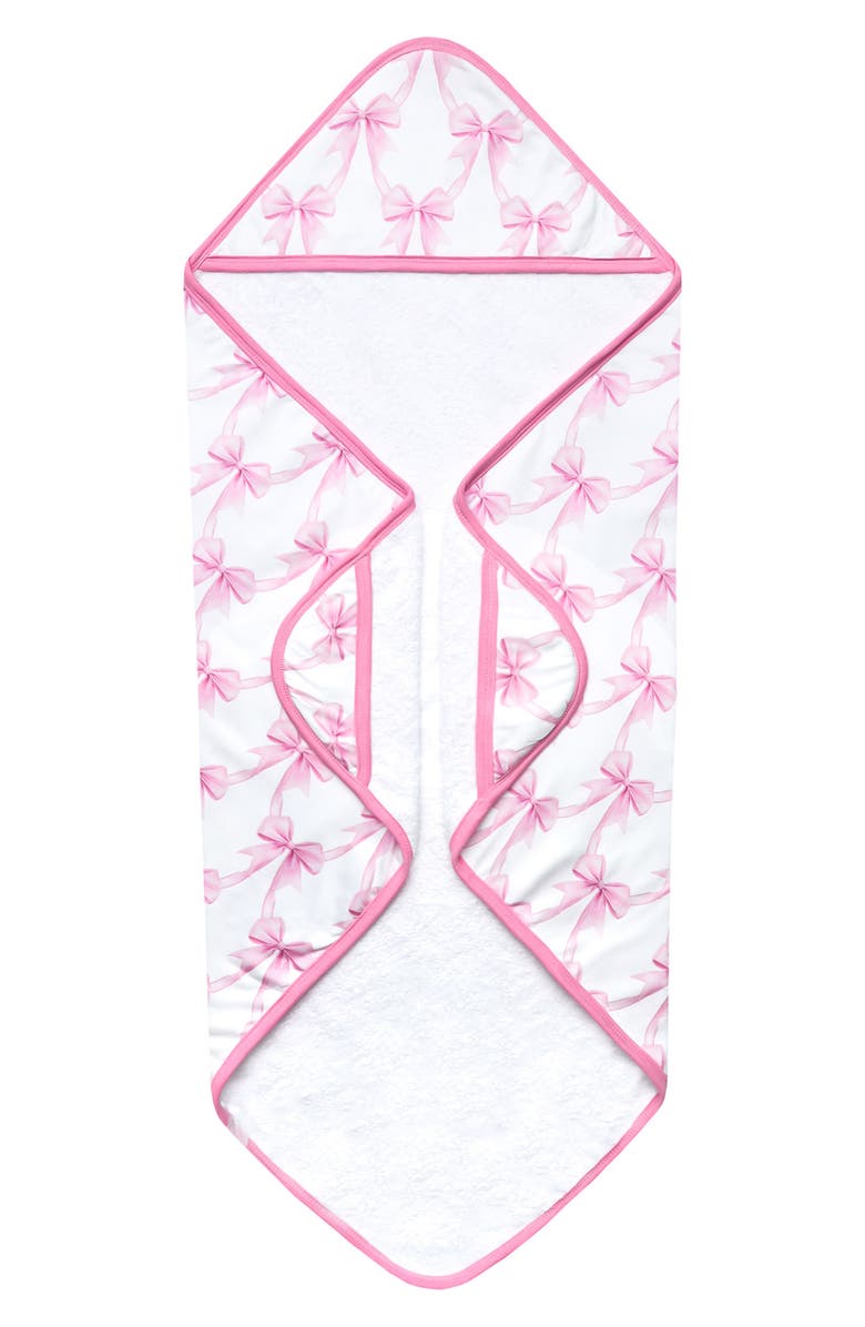 Copper Pearl Bow My Gosh Hooded Towel, Alternate, color, Bow My Gosh