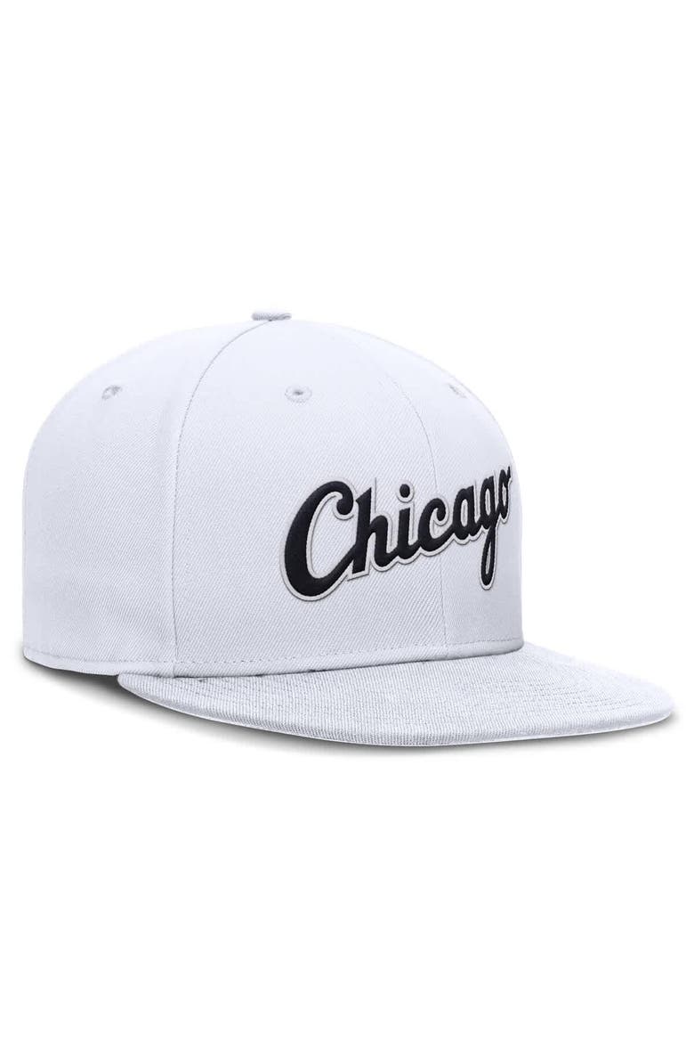Men's Nike White Chicago White Sox True Performance Fitted Hat, Alternate, color, White