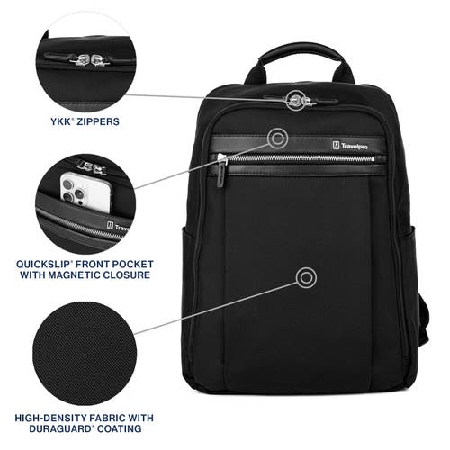 Travelpro Platinum Elite Laptop Travel Backpack In Black