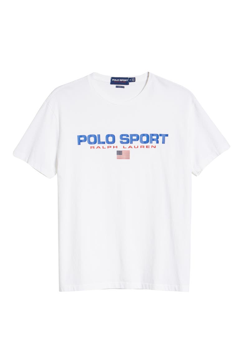 Polo Sport T-Shirt, Alternate, color, WHITE