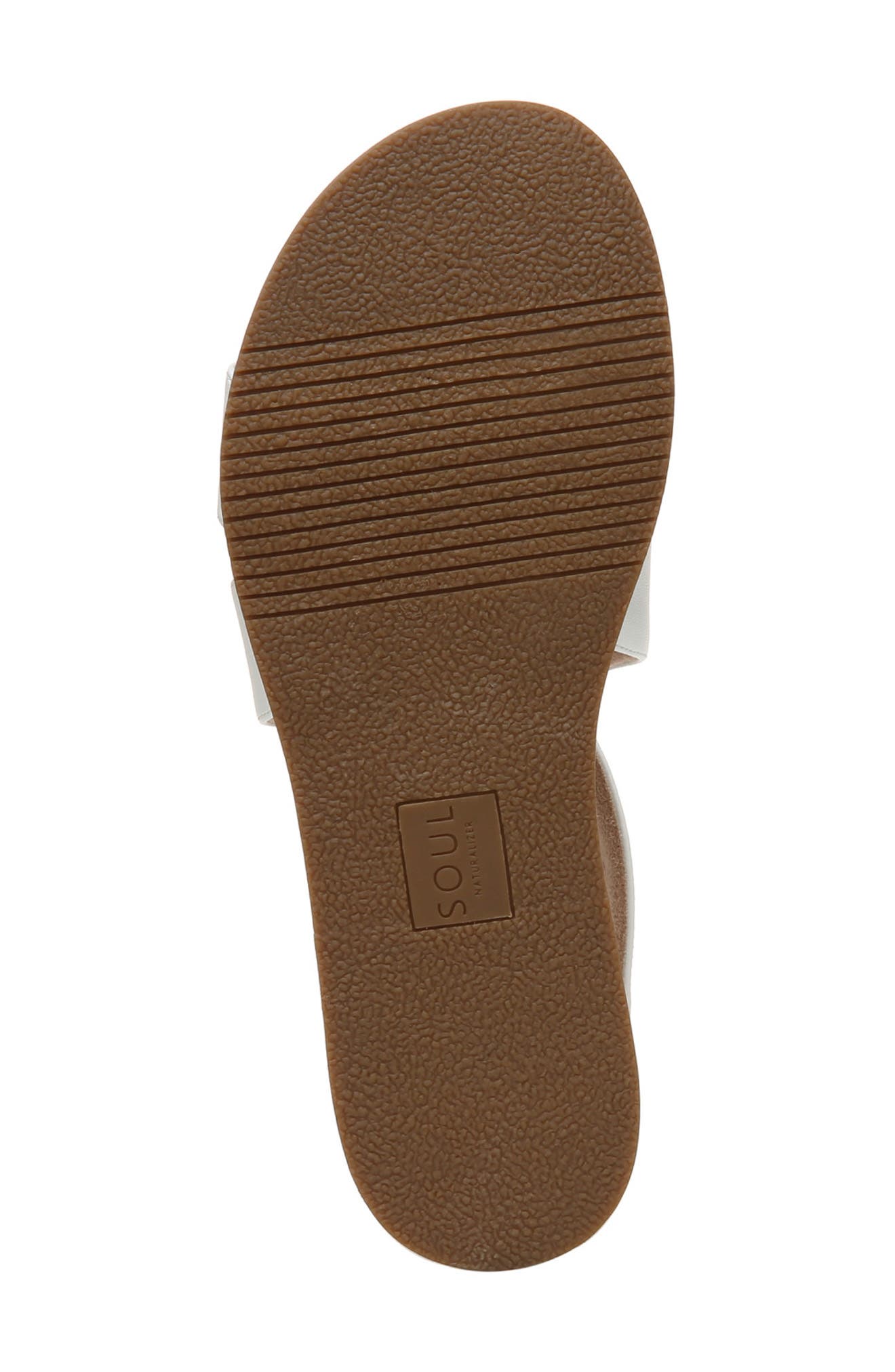 Cindi Strappy Sandal, Alternate, color, WHITE SYNTHETIC