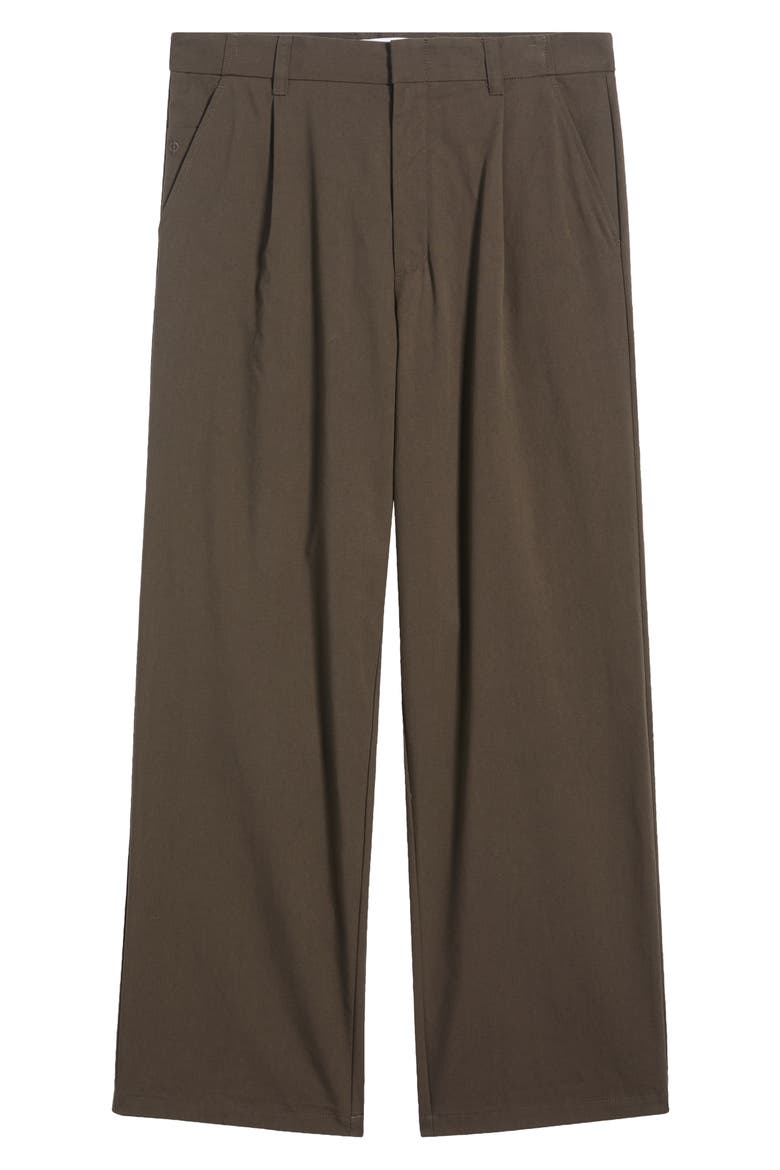 Savalentin Wide Leg Pleated Pants, Alternate, color, DELICIOSO