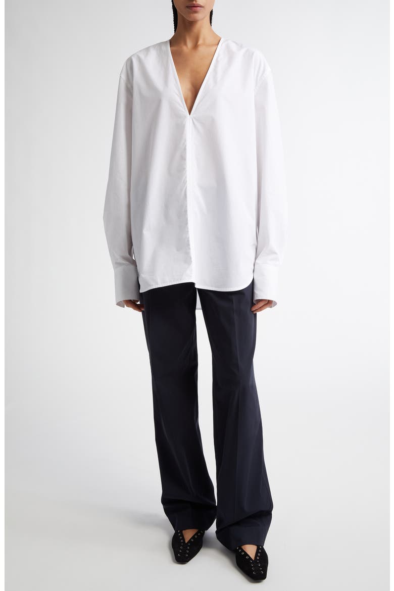 Pleated Straight Leg Trousers, Alternate, color, NIGHTFALL