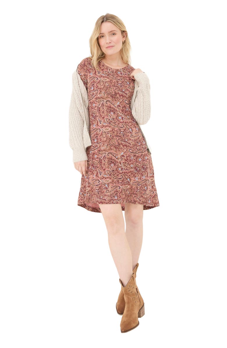 FatFace Women's Simone Wild Paisley Jersey Dress, Main, color,