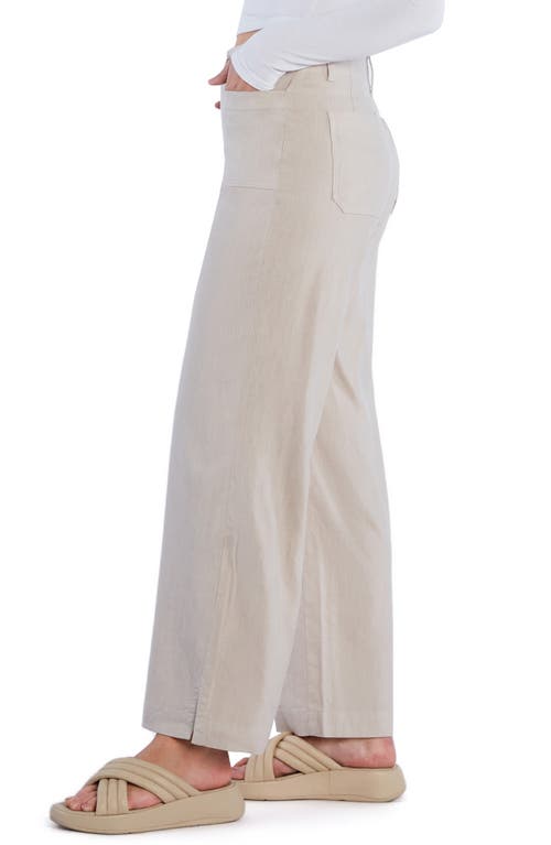 Hint Of Blu Bliss High Waist Cotton Blend Pants