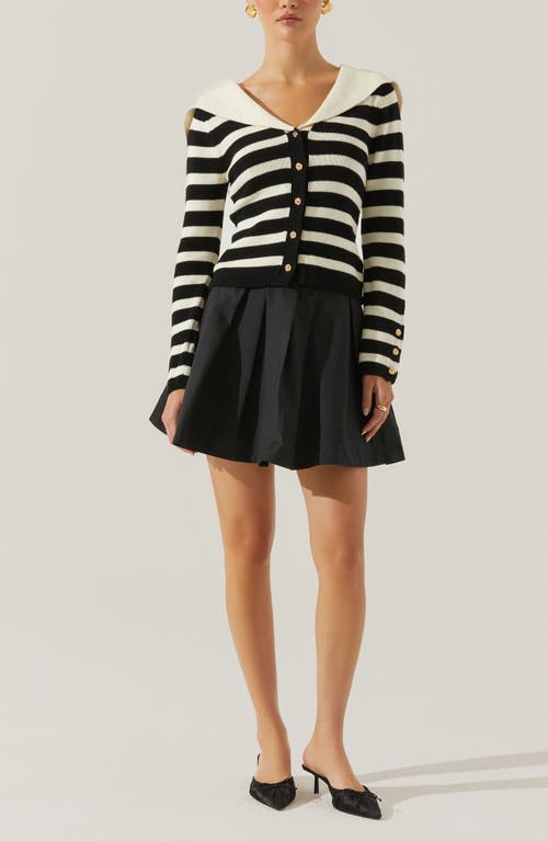 ASTR ASTR THE LABEL ANTHEIA COTTON SKATER SKIRT