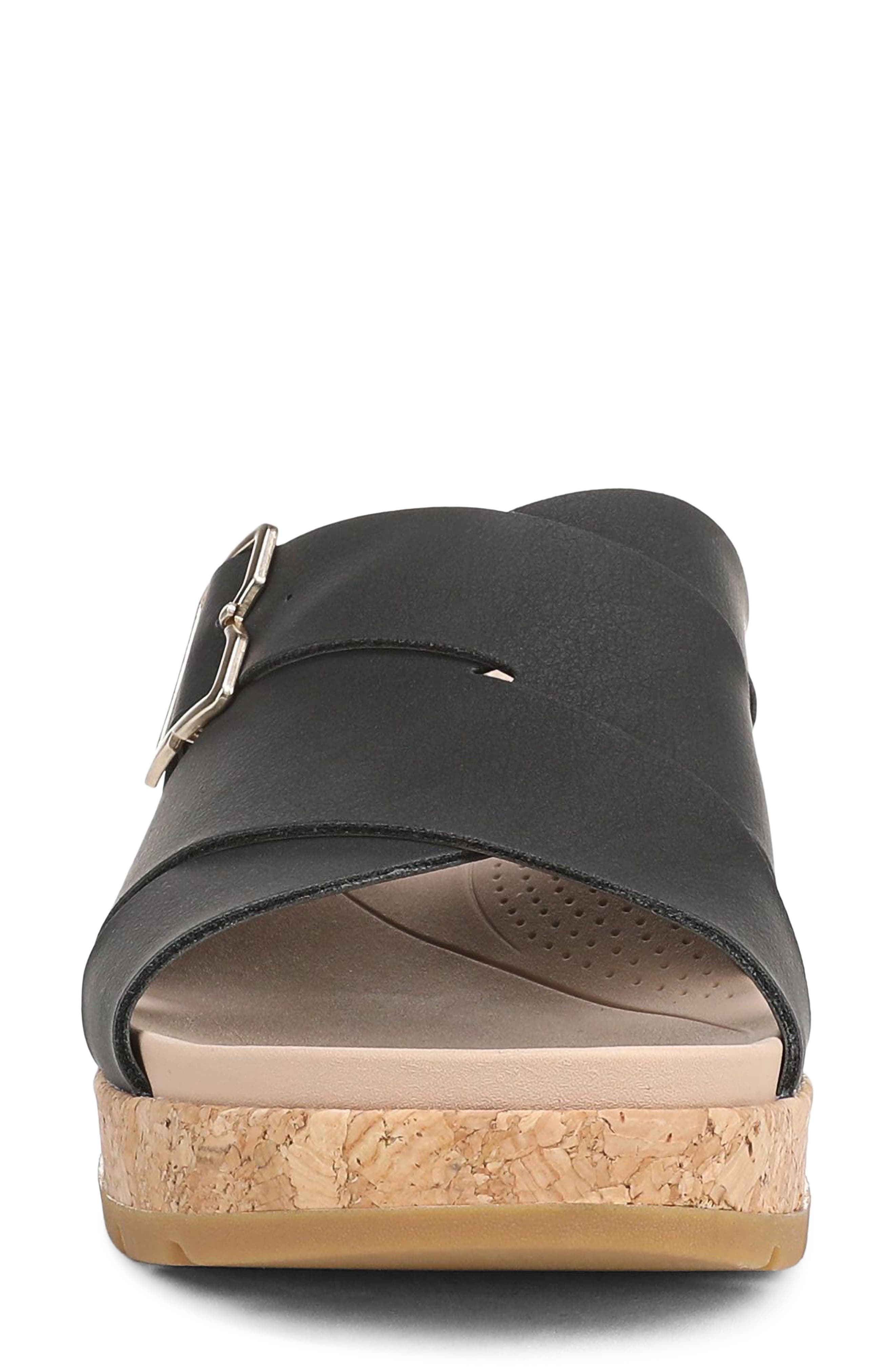 Dr. Scholl's Free Day Platform Sandal, Alternate, color, Black