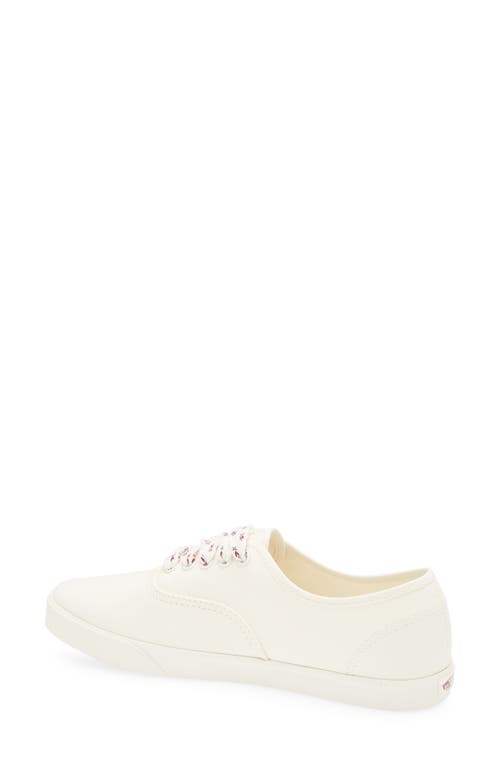 Vans Authentic Lowpro Sneakers Floral Laces Egret