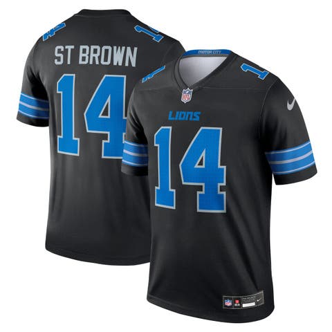 Men's Nike Amon-Ra St. Brown Black Detroit Lions Legend Jersey