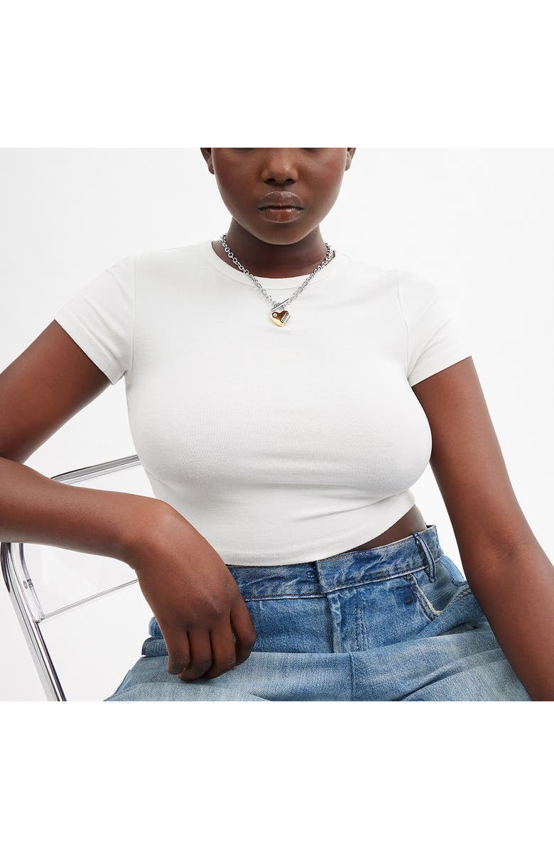 COACH Heart Padlock Pendant Necklace, Alternate, color, 