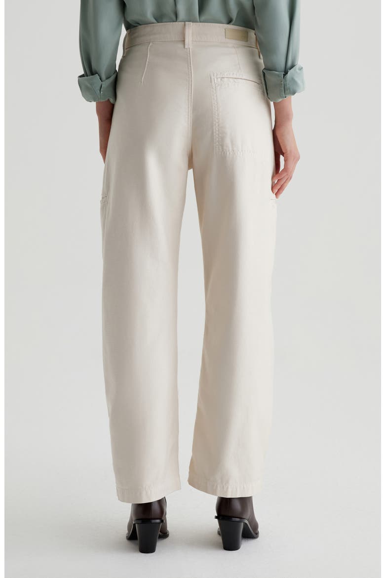 Hazal Ankle Barrel Utility Twill Pants, Alternate, color, OPAL STONE