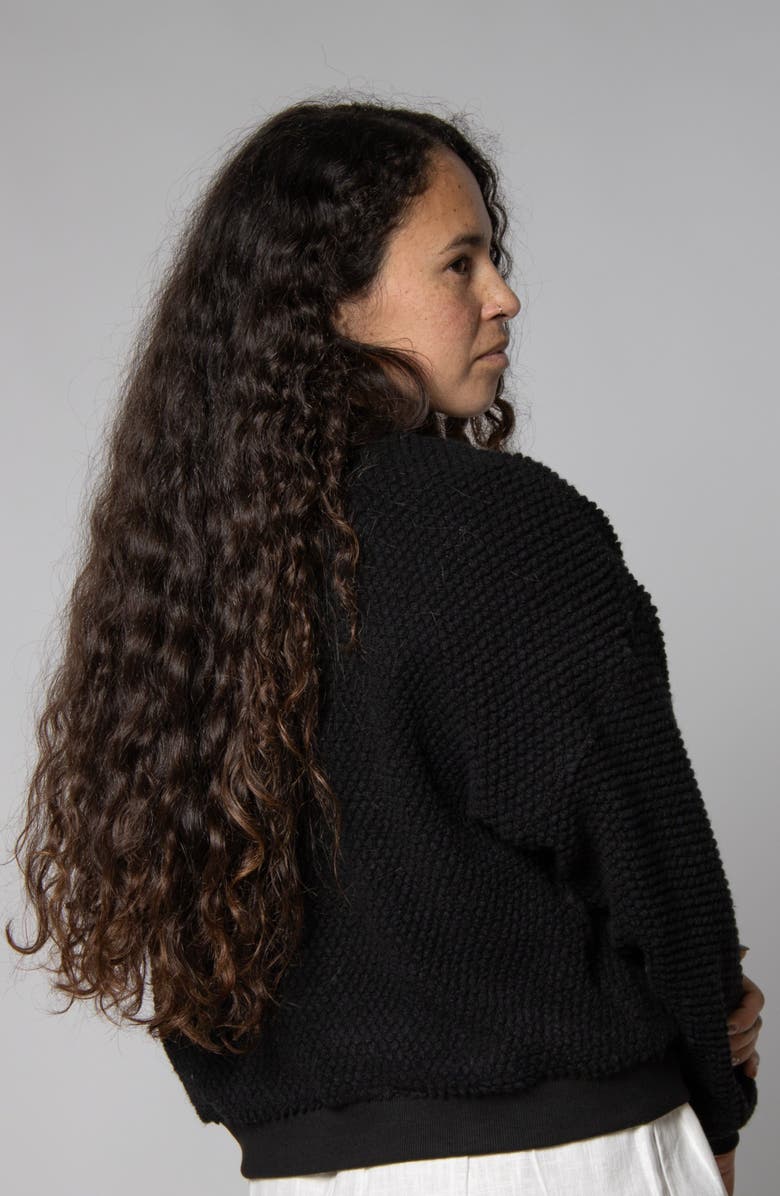 LEISURE LAB Niseko Wool Crewneck, Alternate, color, Apres Noir