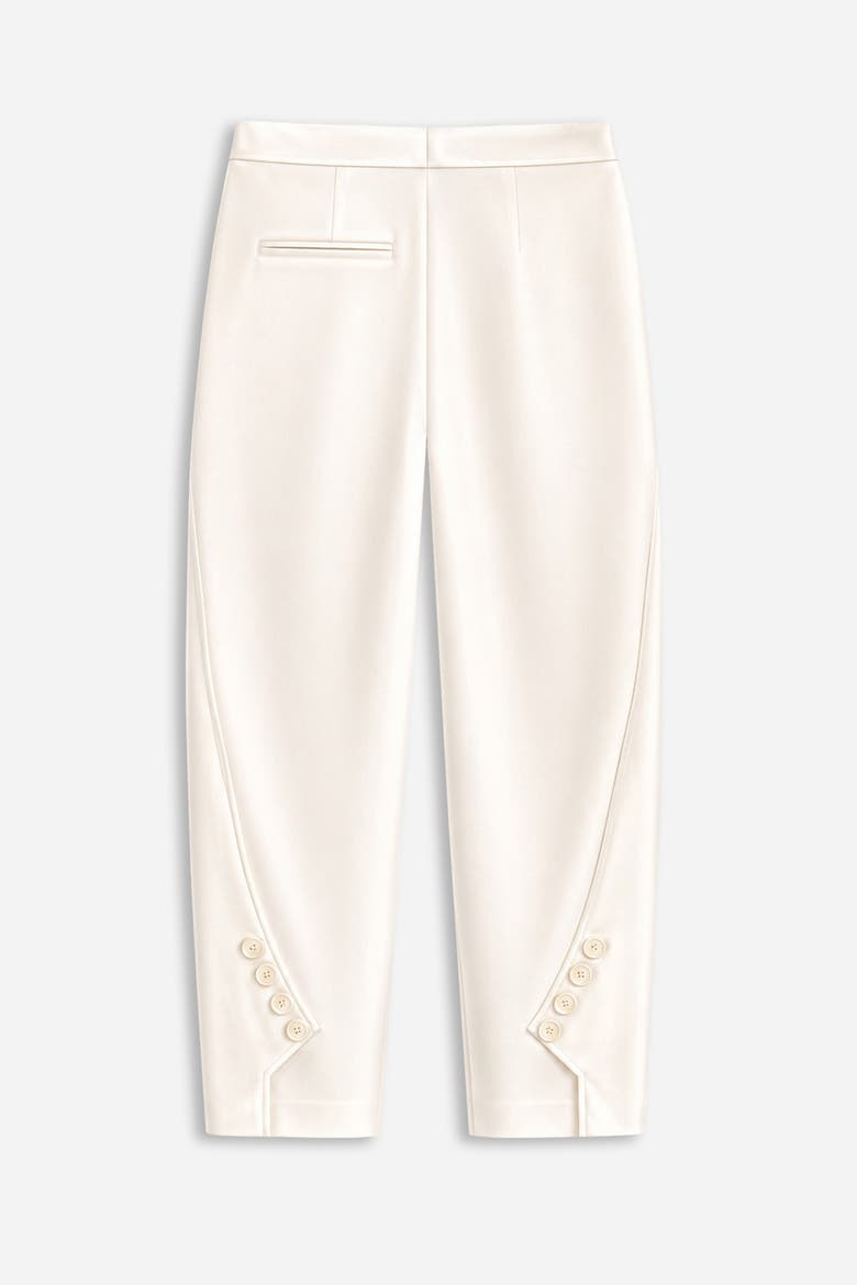 High Waist Balloon Leg Trousers, Alternate, color, Ivory