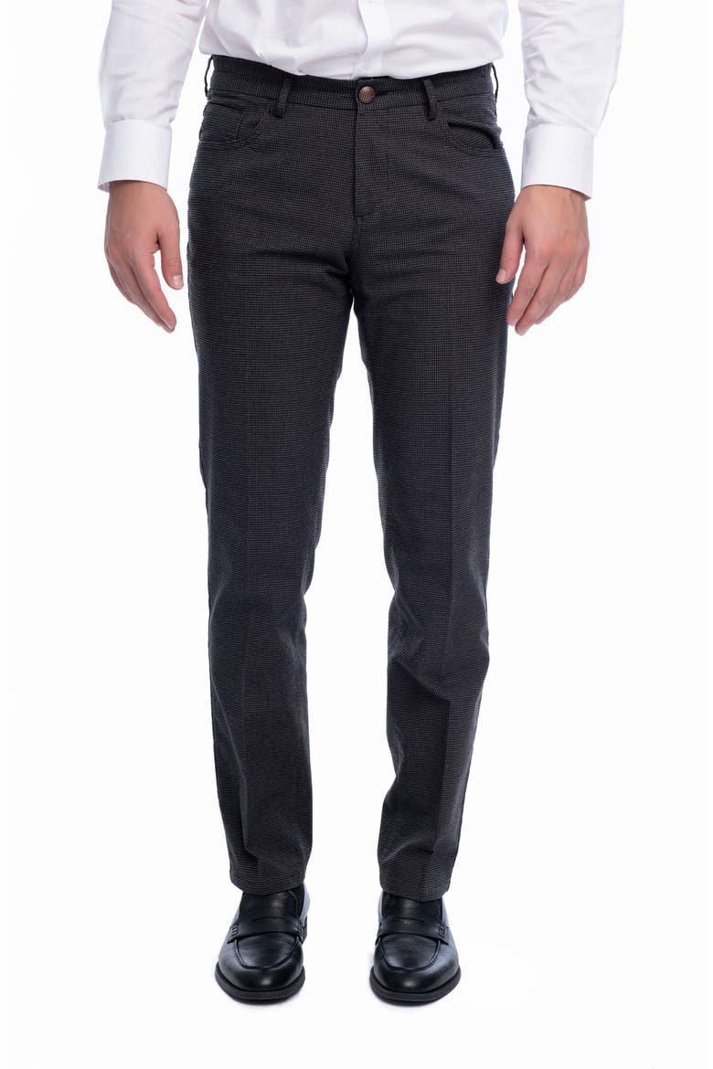 Stretch Cotton Casual Fashion Pants, Main, color, GREY