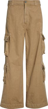 ERL Gender Inclusive Cotton Canvas Cargo Pants
