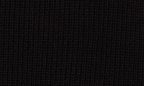 Blu Pepper Mock Neck Cap Sleeve Sweater In Black