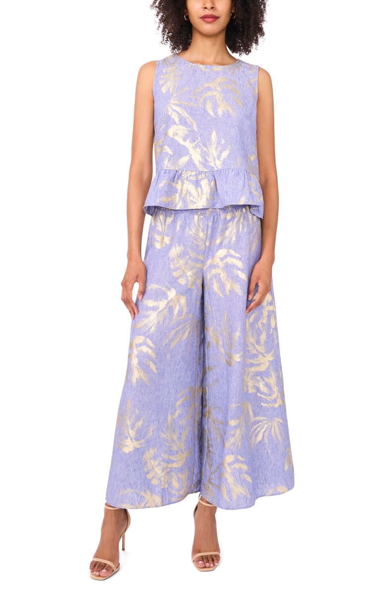 Vince Camuto Sleeveless Peplum Top, Alternate, color,