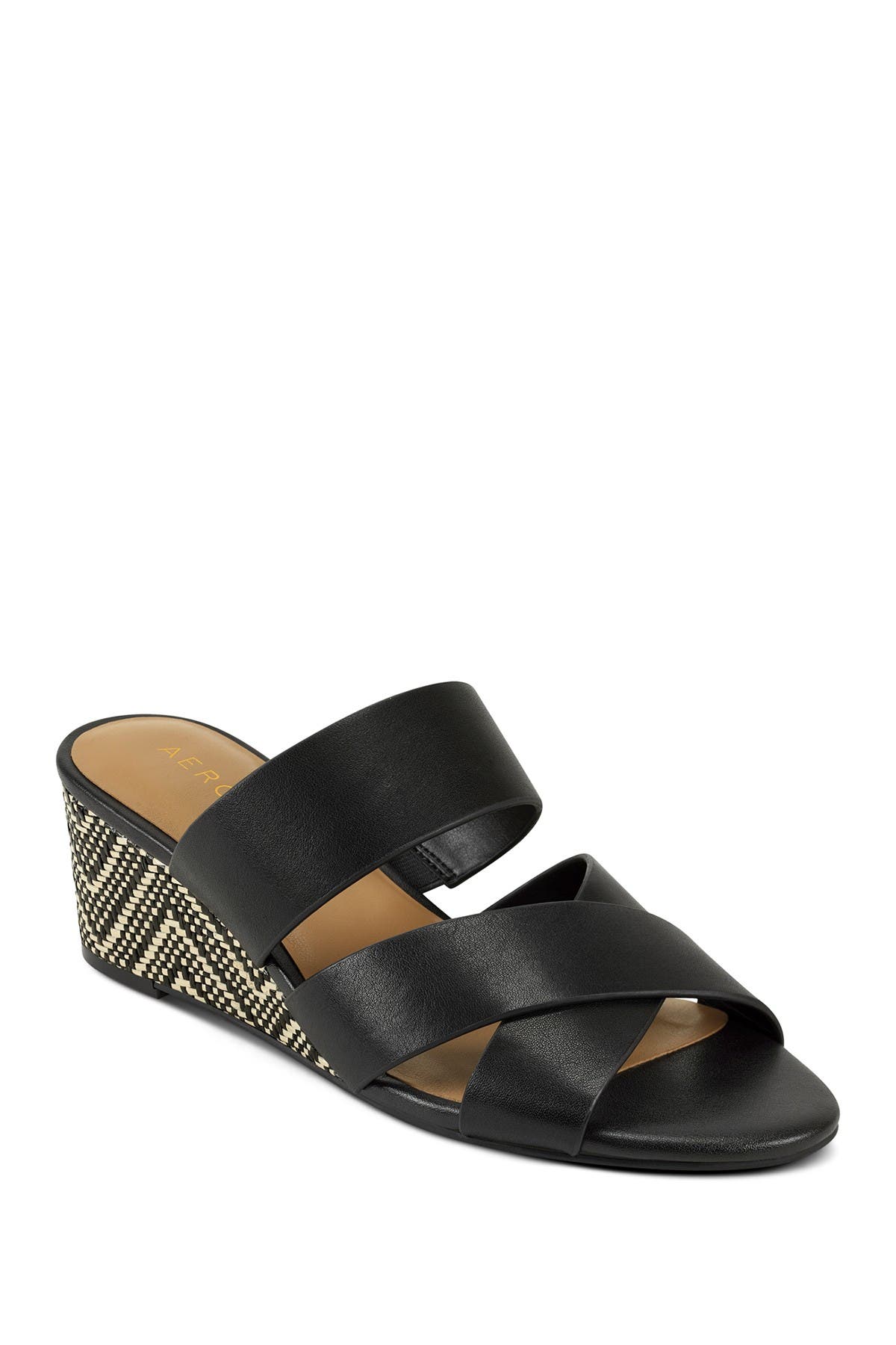 Aerosoles Westfield Leather Wedge Mule - Wide Width Available, Main, color, 