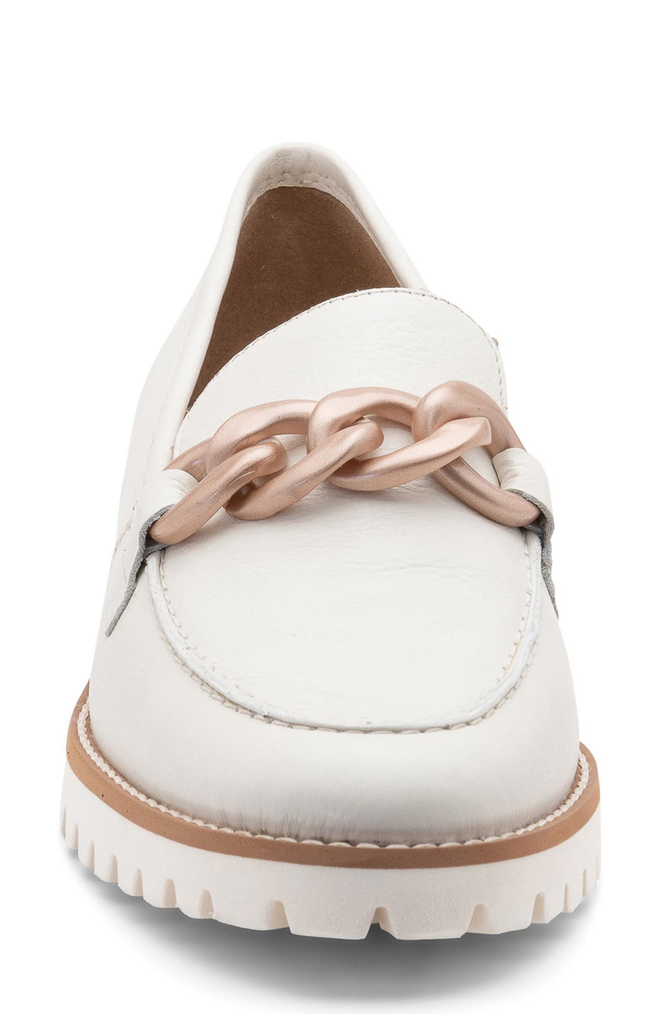 Kiana Lug Sole Loafer, Alternate, color, CREAM CALF