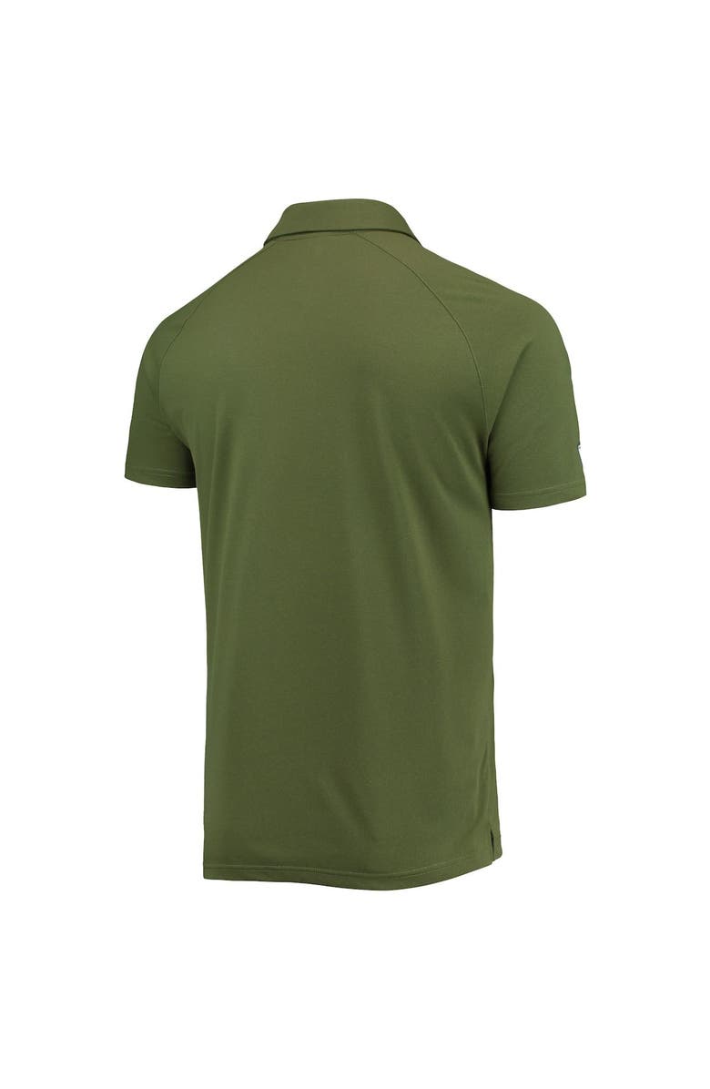 LEVELWEAR Men's Levelwear Olive Chicago White Sox Delta Sector Raglan Polo, Alternate, color, Olive