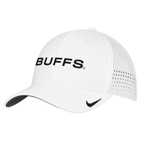 Men's Nike White Colorado Buffaloes 2026 On-Field AeroBill SwooshFlex Dri-FIT Hat