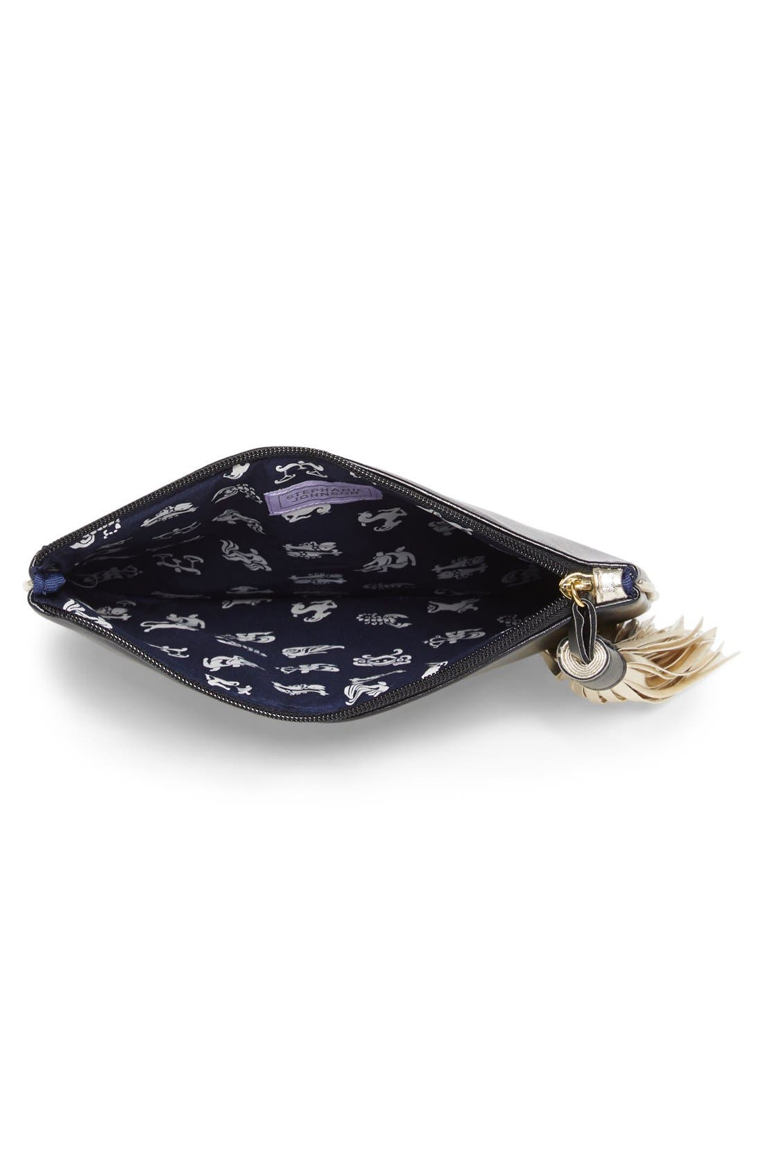 'Astrology' Large Flat Cosmetics Pouch, Alternate, color, SCORPIO