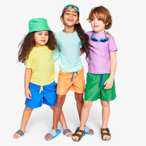 Primary Kids Swim Trunk In Bright Lilac