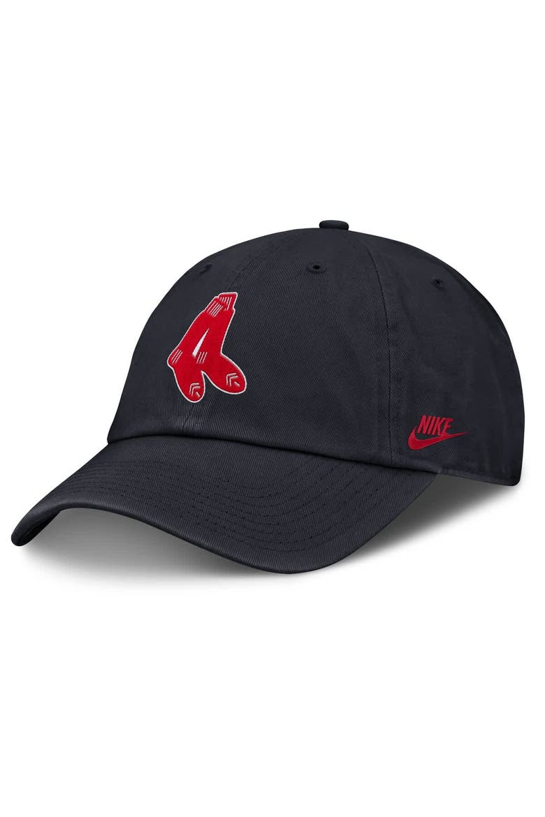 Men's Nike Navy Boston Red Sox Club Adjustable Hat, Main, color, Navy