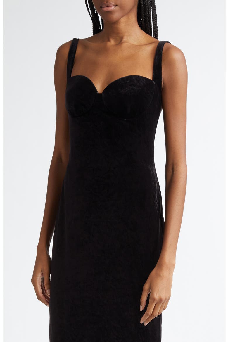 Velvet Gown, Alternate, color, 1000 BLACK