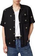AllSaints Fleur Peace Camp Shirt