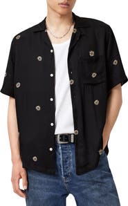AllSaints Fleur Peace Camp Shirt